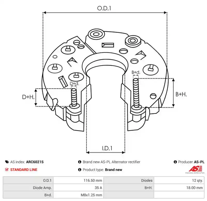AS-PL ARC6021S