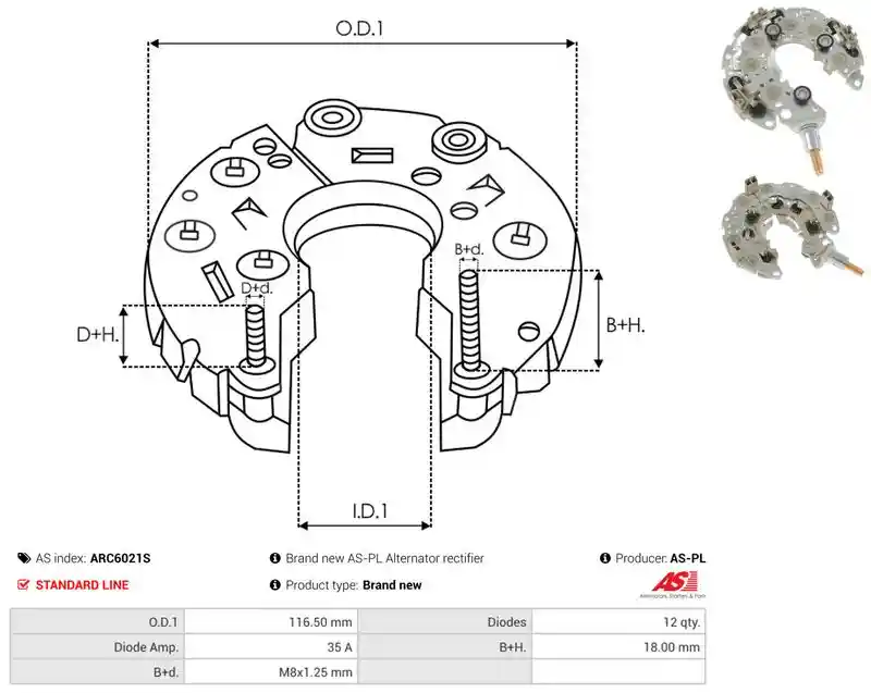 AS-PL ARC6021S
