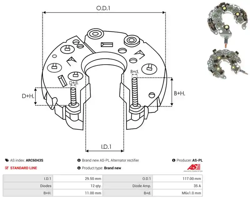 AS-PL ARC6043S