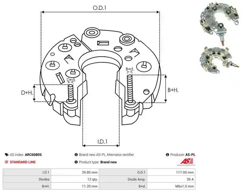 AS-PL ARC6080S