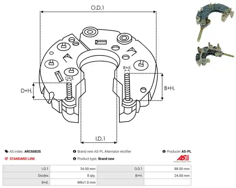 AS-PL ARC6083S