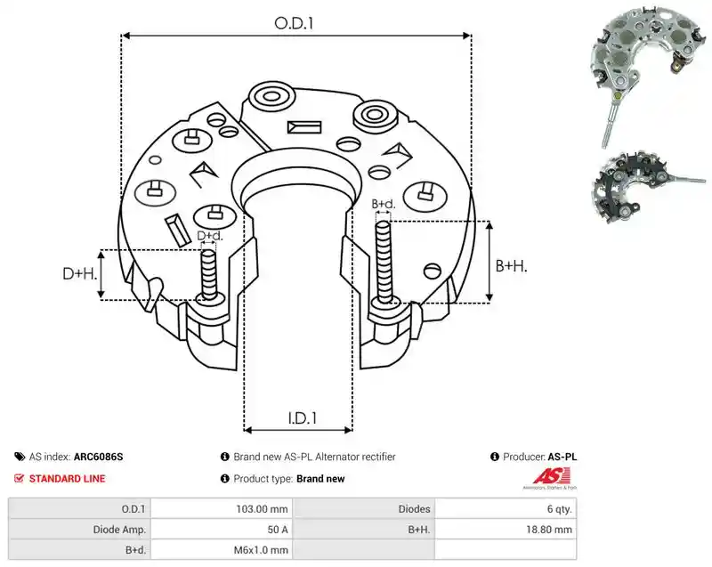 AS-PL ARC6086S