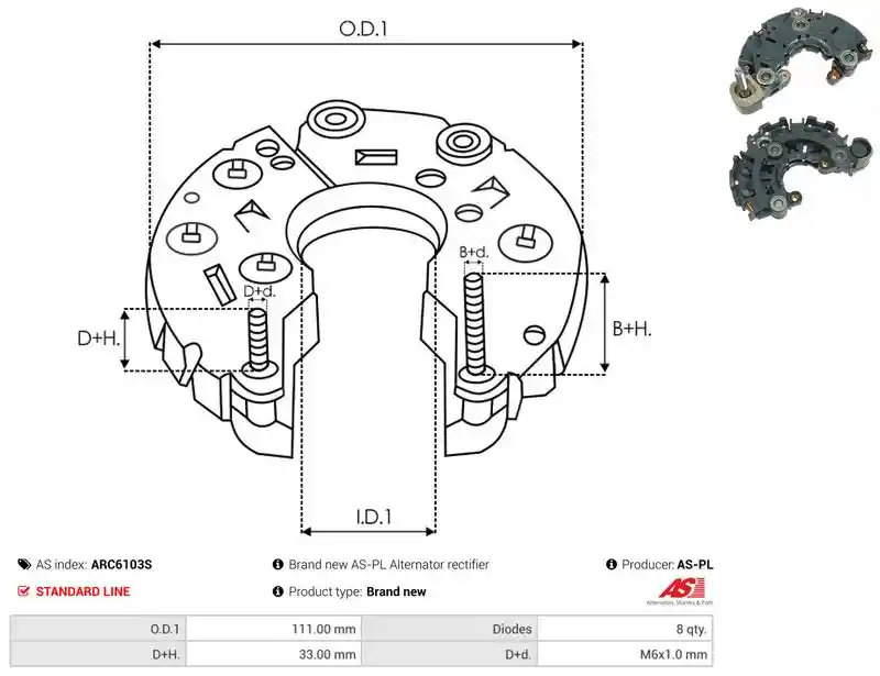 AS-PL ARC6103S