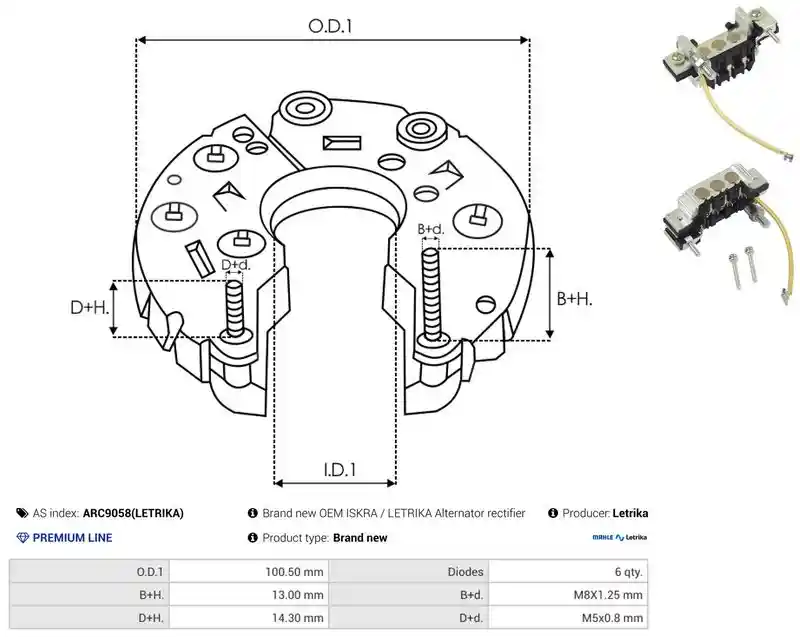 AS-PL ARC9058(LETRIKA)