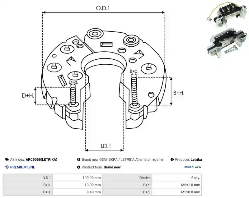 AS-PL ARC9066(LETRIKA)