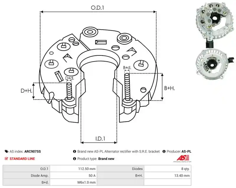 AS-PL ARC9075S