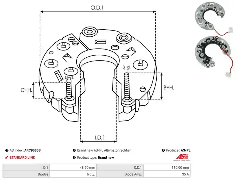 AS-PL ARC9085S