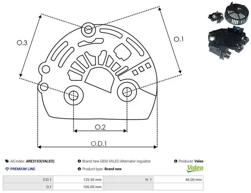 AS-PL ARE3153(VALEO)