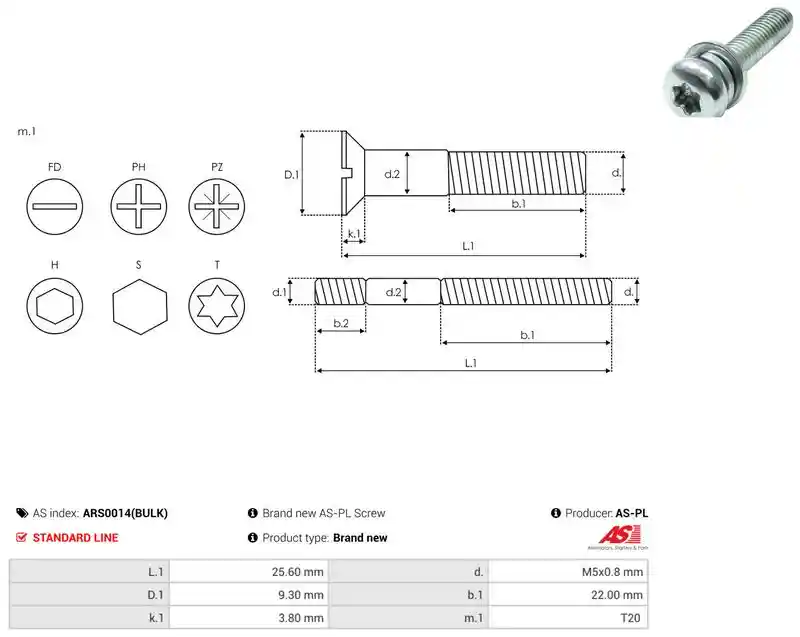 AS-PL ARS0014(BULK)