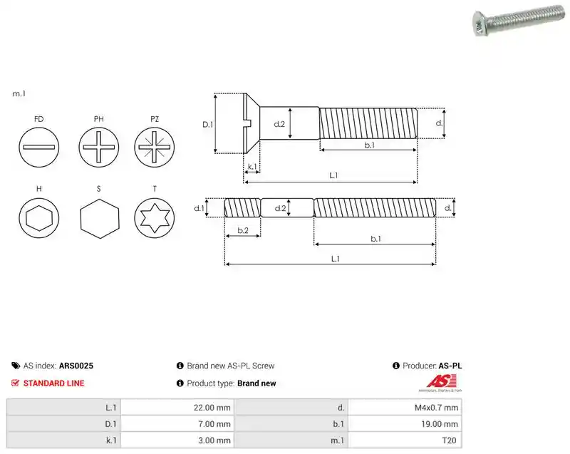 AS-PL ARS0025