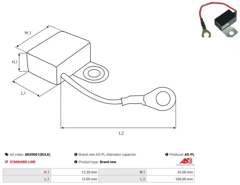 AS-PL ARS0061(BULK)