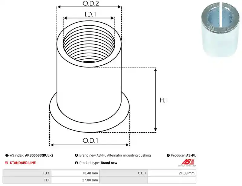 AS-PL ARS0068S(BULK)