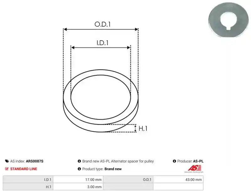 AS-PL ARS0087S