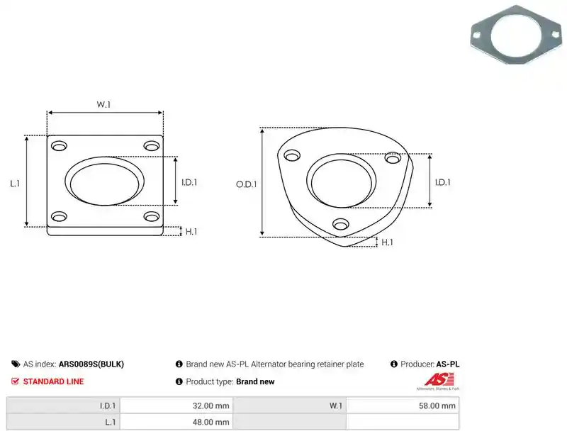 AS-PL ARS0089S(BULK)