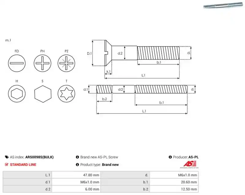AS-PL ARS0098S(BULK)
