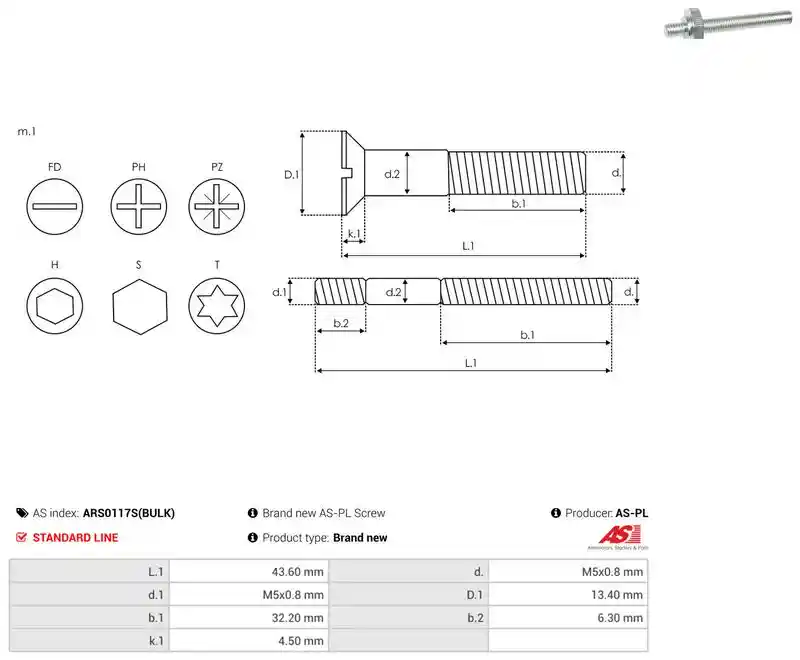 AS-PL ARS0117S(BULK)