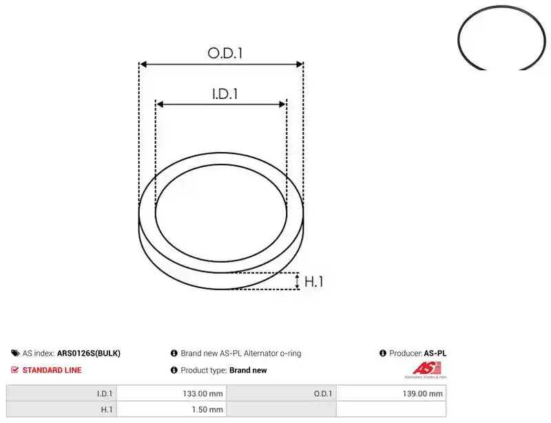 AS-PL ARS0126S(BULK)