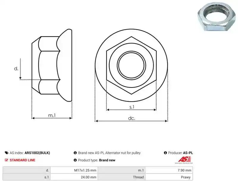 AS-PL ARS1002(BULK)