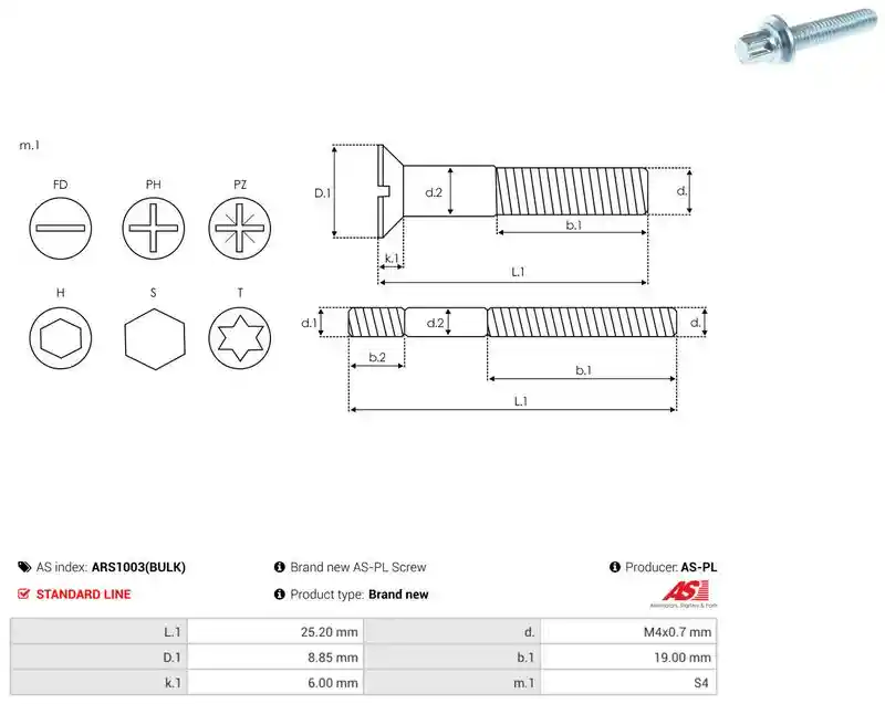 AS-PL ARS1003(BULK)