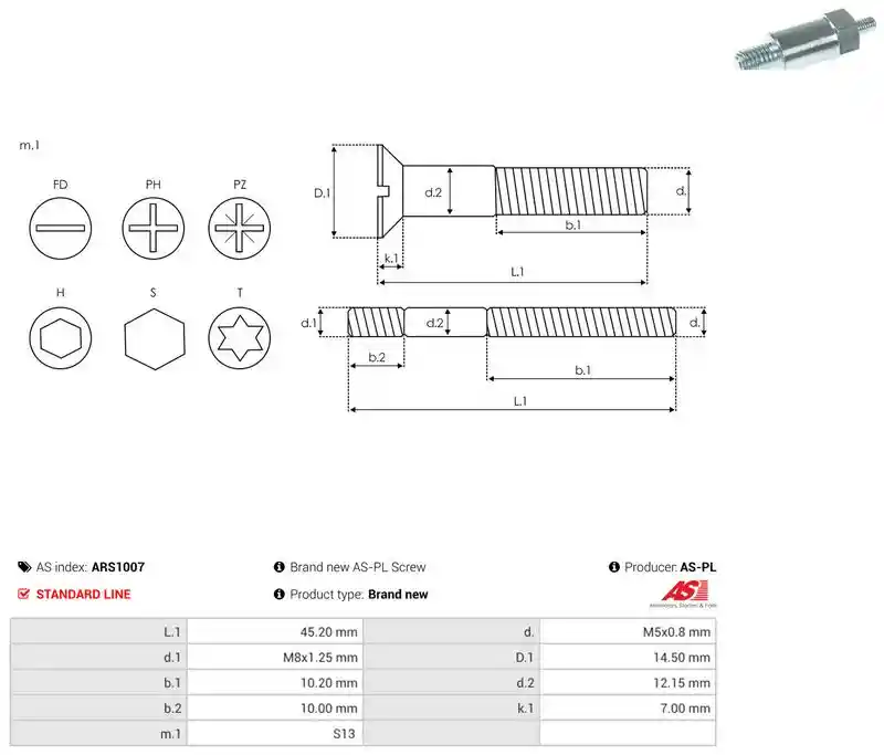 AS-PL ARS1007