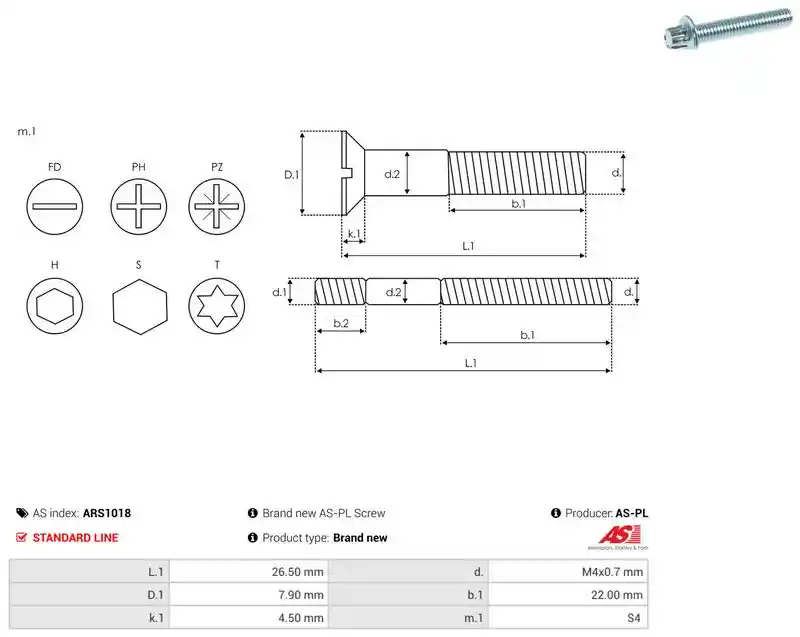AS-PL ARS1018