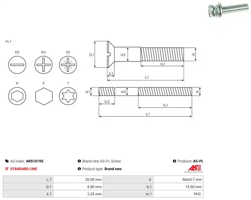 AS-PL ARS1019S