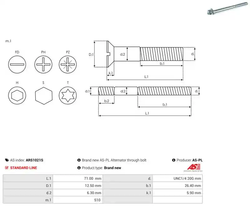 AS-PL ARS1021S
