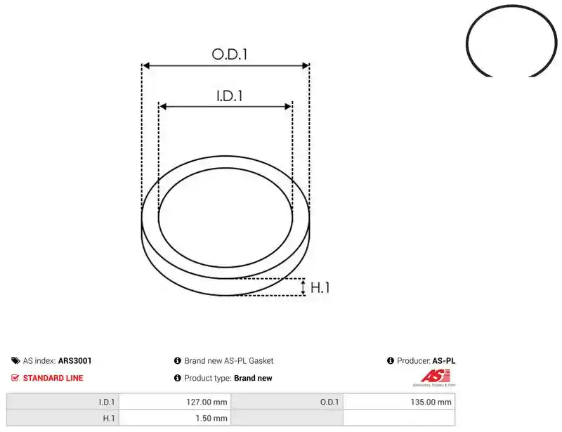 AS-PL ARS3001