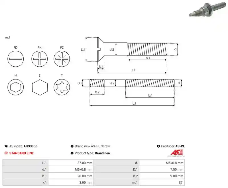 AS-PL ARS3008