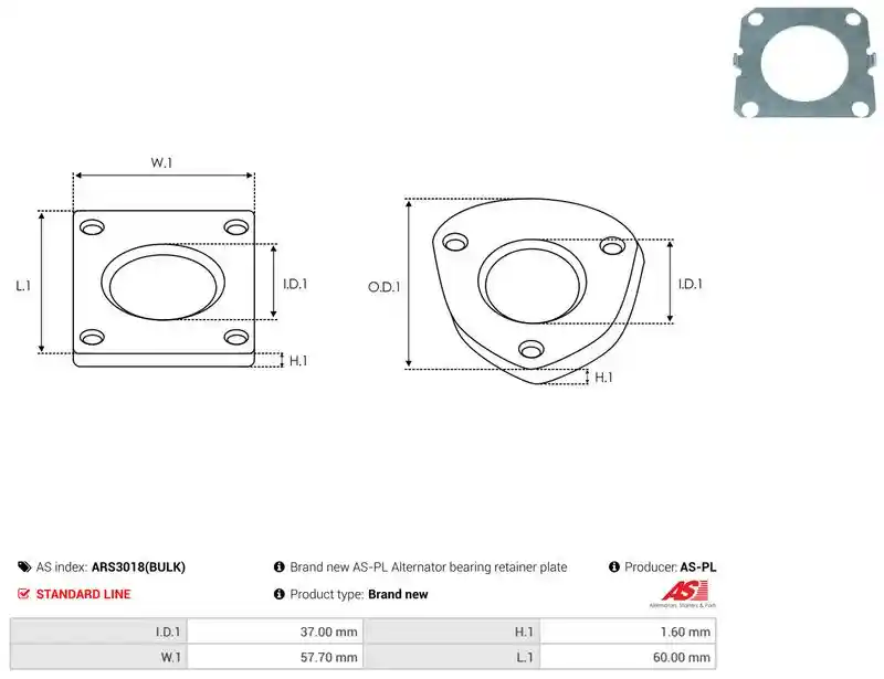 AS-PL ARS3018(BULK)