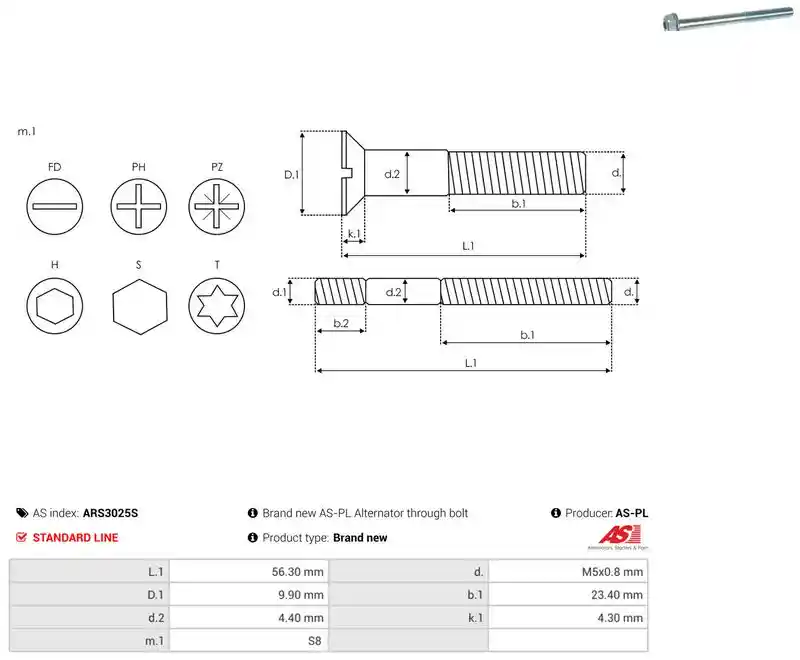 AS-PL ARS3025S