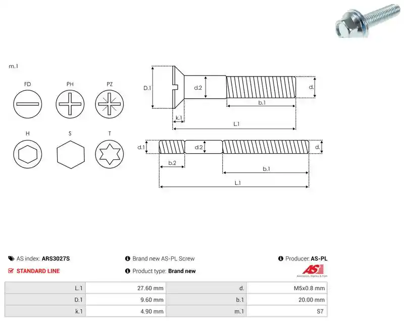 AS-PL ARS3027S