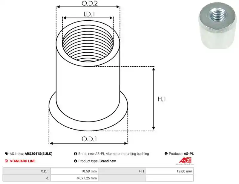 AS-PL ARS3041S(BULK)