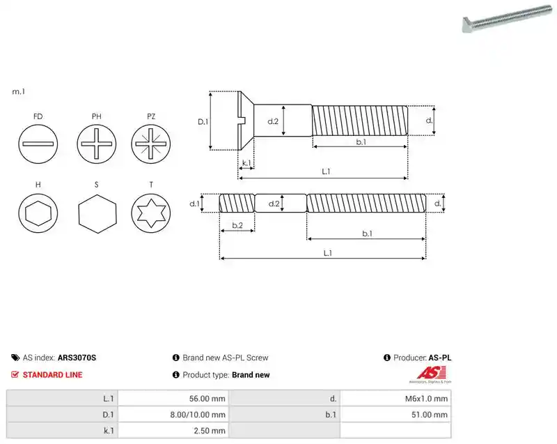 AS-PL ARS3070S