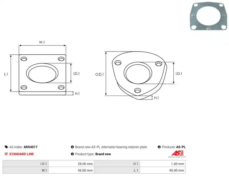 AS-PL ARS4017