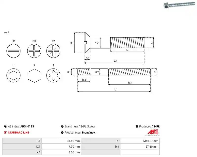 AS-PL ARS4019S
