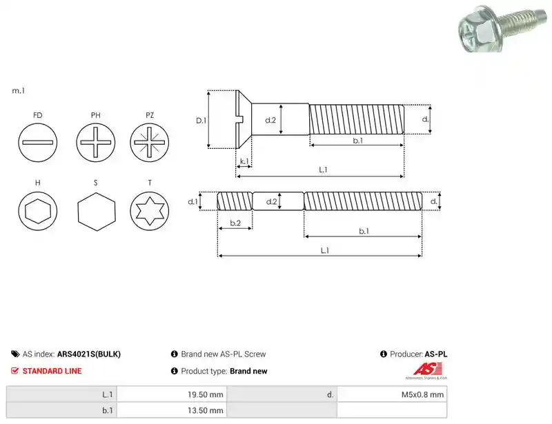 AS-PL ARS4021S(BULK)