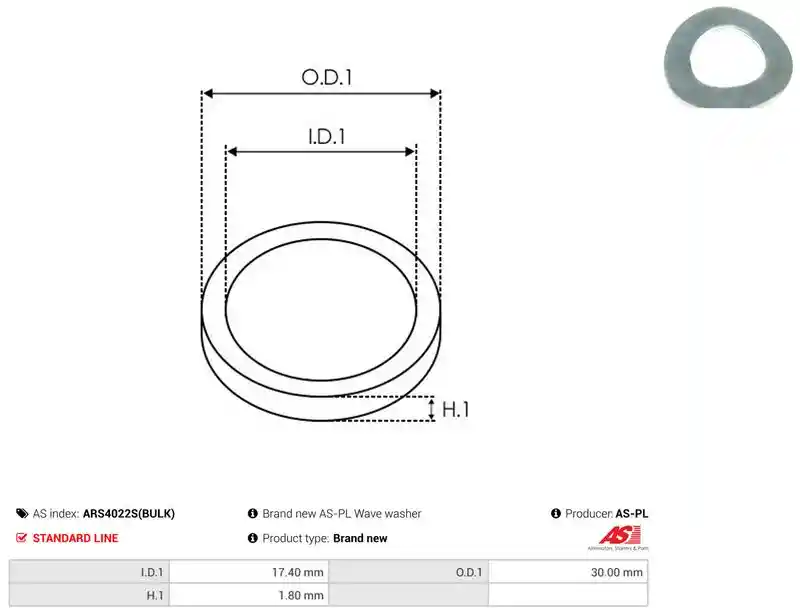 AS-PL ARS4022S(BULK)