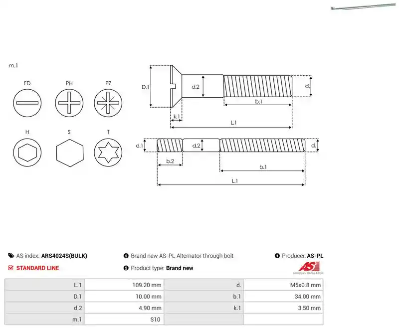 AS-PL ARS4024S(BULK)