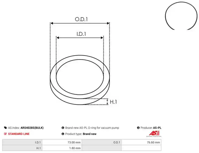 AS-PL ARS4028S(BULK)