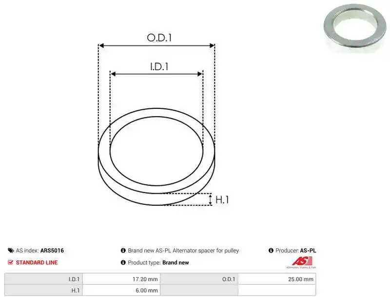 AS-PL ARS5016
