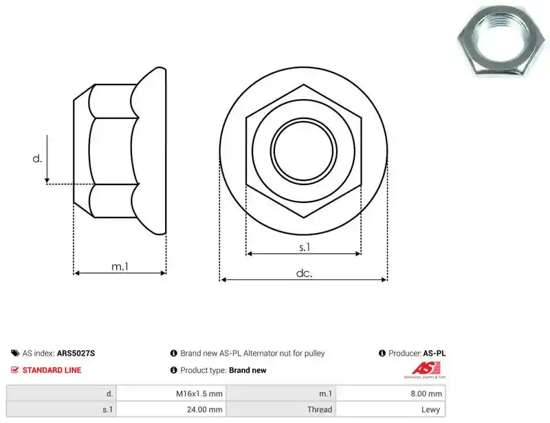 AS-PL ARS5027S