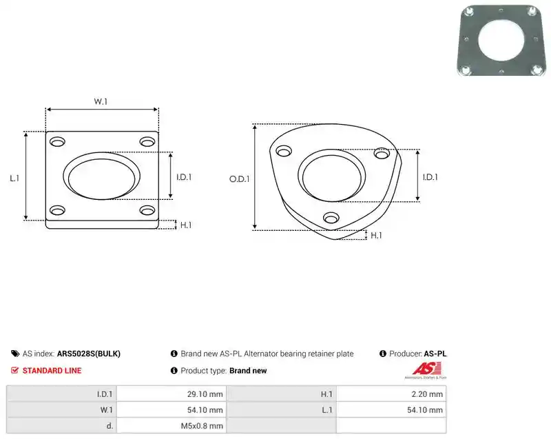 AS-PL ARS5028S(BULK)
