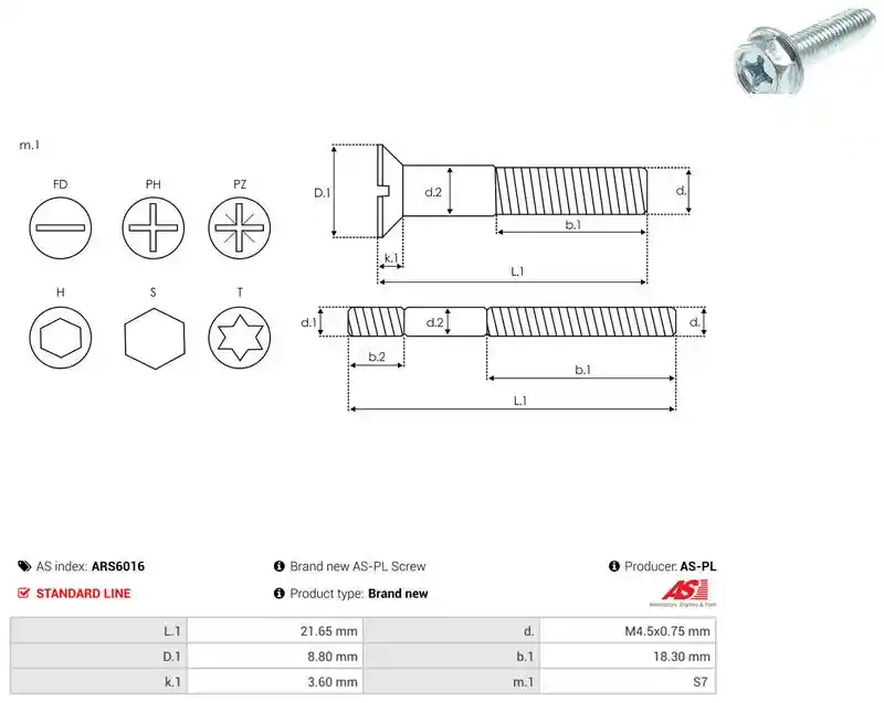 AS-PL ARS6016