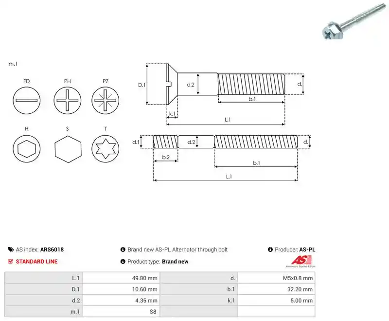 AS-PL ARS6018