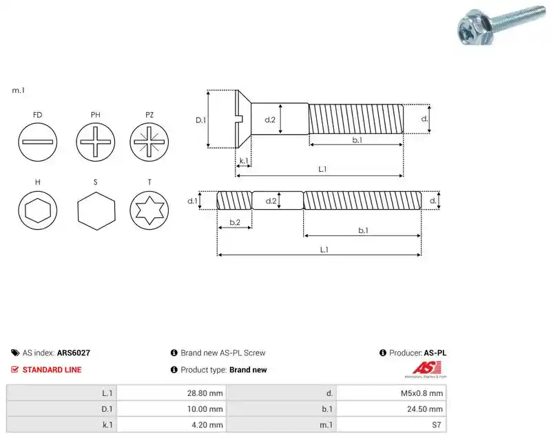 AS-PL ARS6027