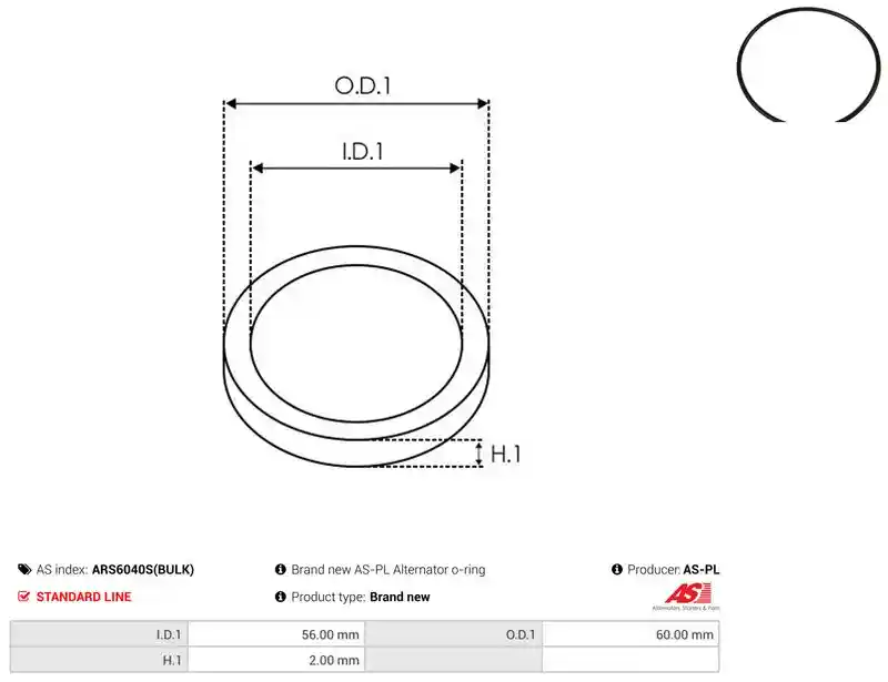 AS-PL ARS6040S(BULK)