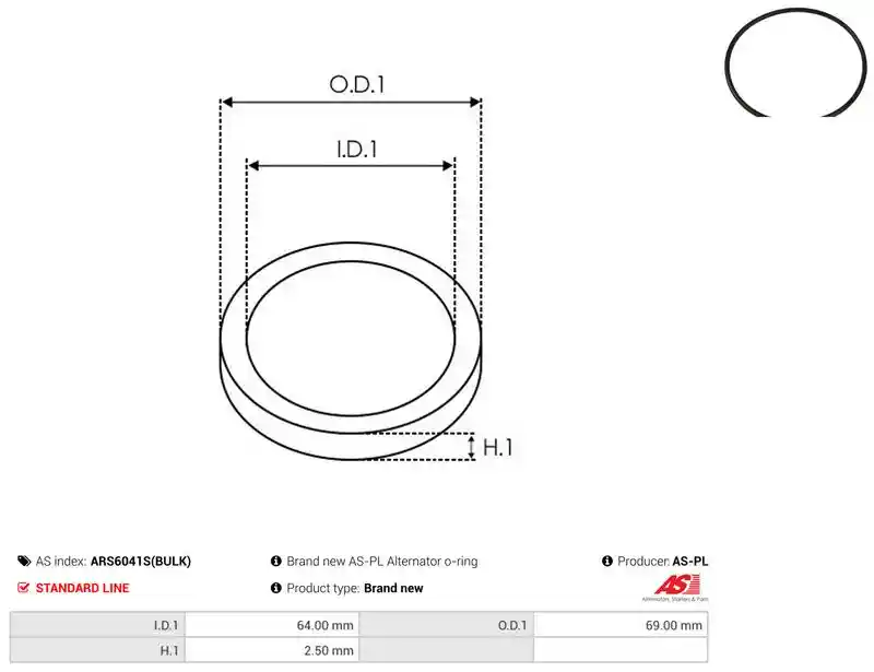 AS-PL ARS6041S(BULK)