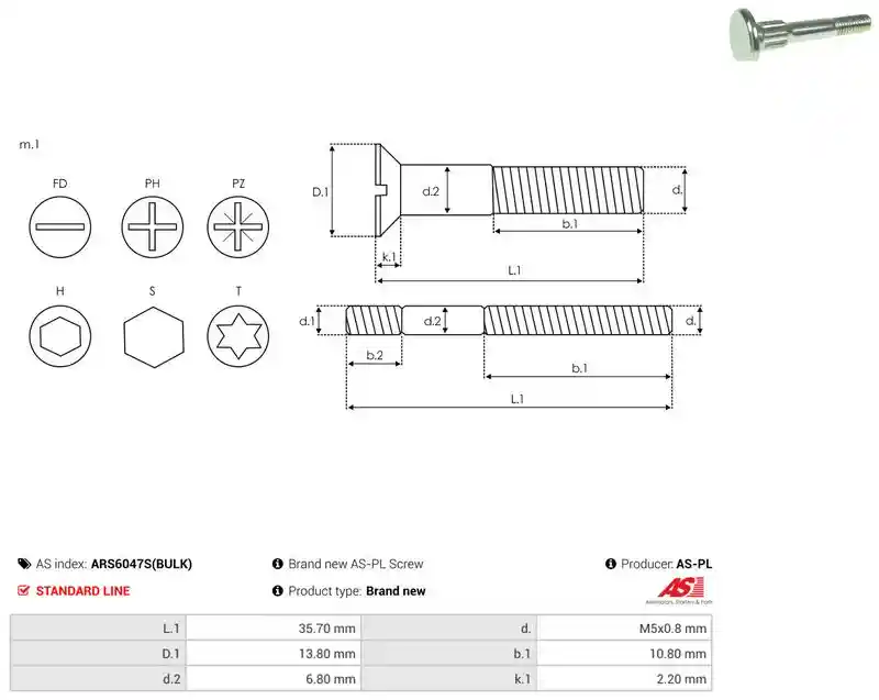 AS-PL ARS6047S(BULK)