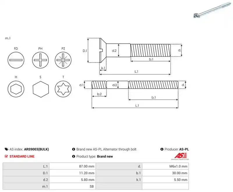AS-PL ARS9003(BULK)